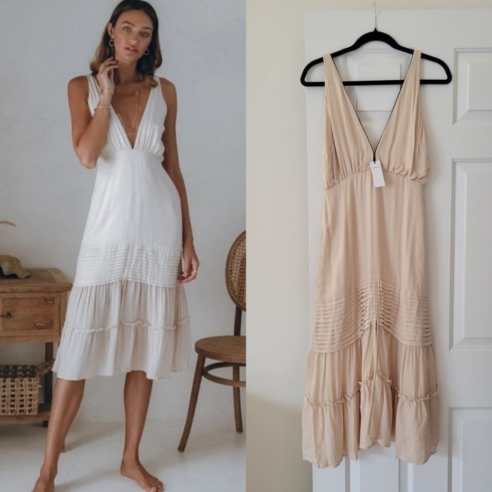 Pampelone midi cream Dress S